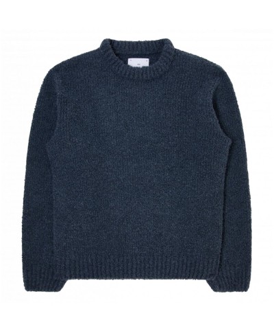 EDWIN DUN TEXTURED SWEATER INK GARMENT WASHED