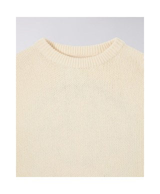 EDWIN ELLIS SWEATER OFF WHITE GARMENT WASHED