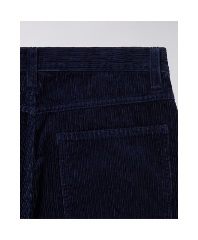 EDWIN BAMBA PANT IRREGULAR RIB CORDUROY GARMENT WASHED MARITIME BLUE