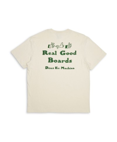 DEUS EX MACHINA REAL GOOD TEE DIRTY WHITE