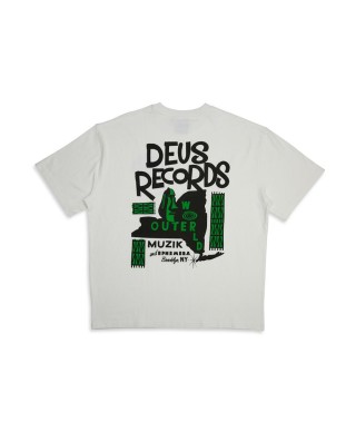 DEUS EX MACHINA OUTERWORLD TEE VINTAGE WHITE