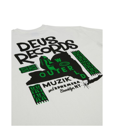 DEUS EX MACHINA OUTERWORLD TEE VINTAGE WHITE