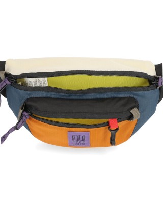 TOPO DESIGNS MOUNTAIN WAIST PACK POND BLUE / SPICE