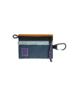 TOPO DESIGNS ACCESSORY BAG MICRO POND BLUE / SPICE