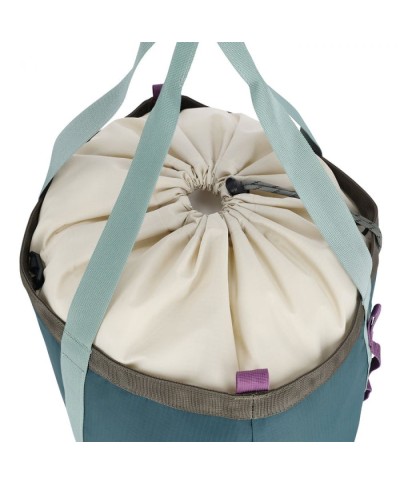 TOPO DESIGNS MOUNTAIN UTILITY  TOTE BAG POND BLUE / SPICE