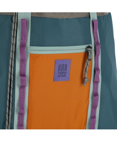 TOPO DESIGNS MOUNTAIN UTILITY  TOTE BAG POND BLUE / SPICE