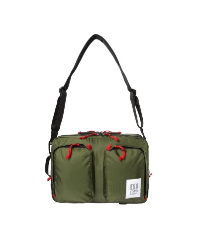 TOPO DESIGNS GLOBAL BRIEFCASE OLIVE / OLIVE