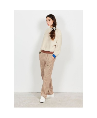 A.P WOMAN SWEAT SHERPA BEIGE