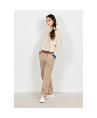 A.P WOMAN SWEAT SHERPA BEIGE