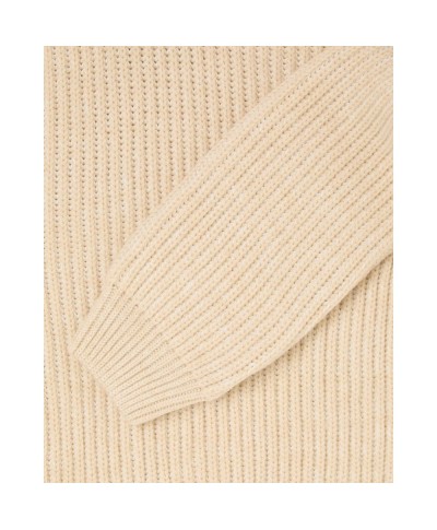 EDWIN RONI HIGH COLLAR SWEATER BEIGE