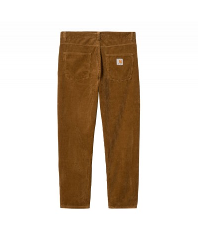 Carhartt WIP NEWEL PANT CORDUROY DEEP H BROWN RINSED