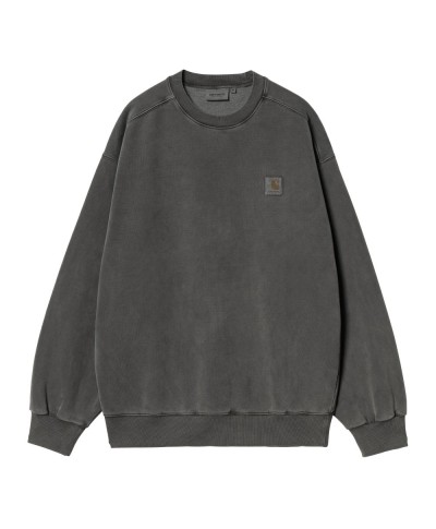 Carhartt WIP VISTA SWEAT GRAPHITE GARMENT DYED