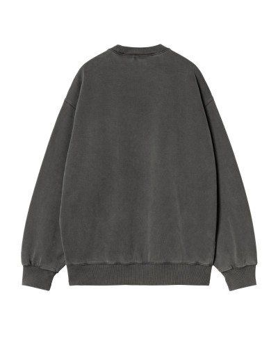 Carhartt WIP VISTA SWEAT GRAPHITE GARMENT DYED