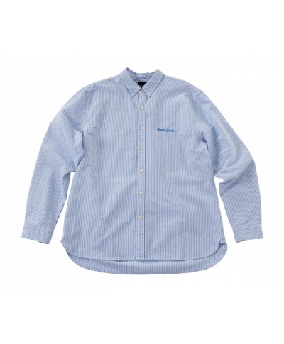 GOODIES SPORTIVE OXFORD RELAXED BLUE SHIRT