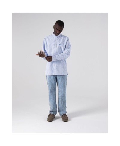 GOODIES SPORTIVE OXFORD RELAXED BLUE SHIRT