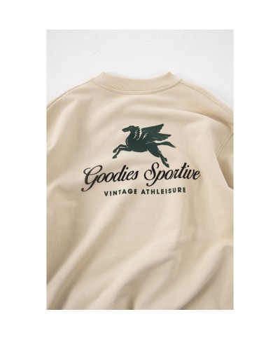 GOODIES SPORTIVE PREMIUM HUMMUS CREWNECK BEIGE