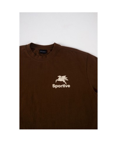 GOODIES SPORTIVE PEGASUS CHOCOLATE TEE