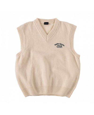 GOODIES SPORTIVE LAMBWOOL RETRO VEST BUTTER