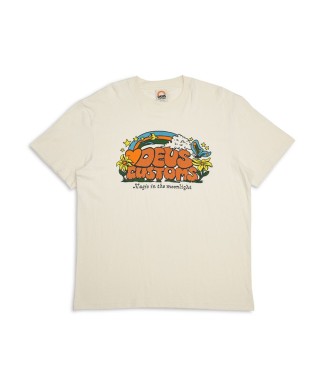 DEUS EX MACHINA CONNECTION TEE DIRTY WHITE