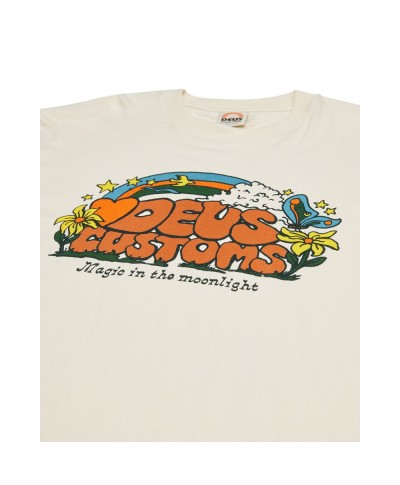 DEUS EX MACHINA CONNECTION TEE DIRTY WHITE