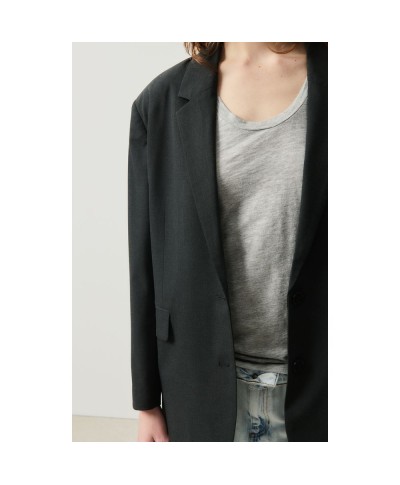 AMERICAN VINTAGE KABIRD BLAZER AMPLE ML ANTHRACITE CHINE