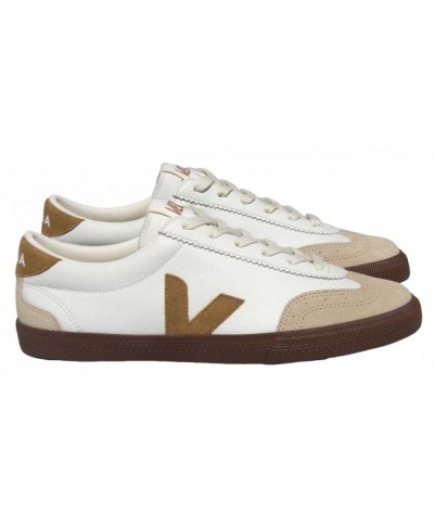 VEJA VOLLEY O.T LEATHER WHITE TENT BARK