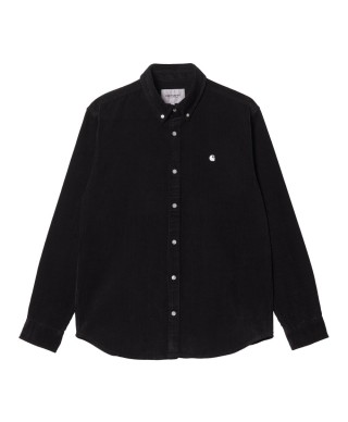 Carhartt WIP L/S MADISON CORD SHIRT BLACK/WAX