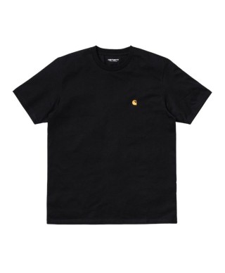 Carhartt WIP S/S CHASE T-SHIRT BLACK/GOLD