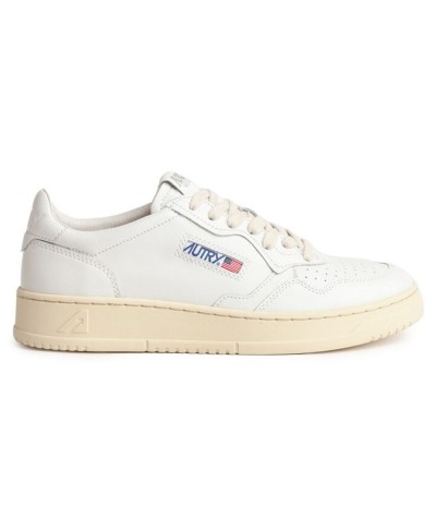 AUTRY LOW WOMAN LEAT/LEAT WHITE/WHITE