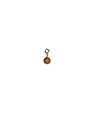 L'ATELIER DES DAMES  CHARMS ROND ETOILE STRASS GRIGRI