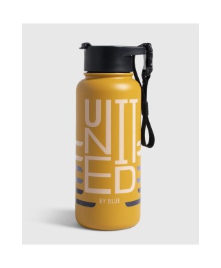 UNITED BY BLUE 32OZ INSULATED STEEL BOTTLE GOLD
