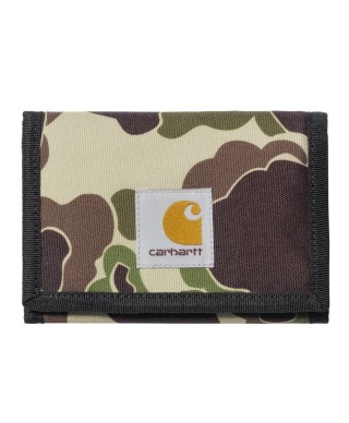 Carhartt WIP ALEC WALLET RECYCLED CAMO DUCK GREEN