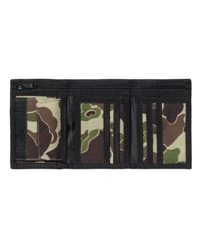 Carhartt WIP ALEC WALLET RECYCLED CAMO DUCK GREEN