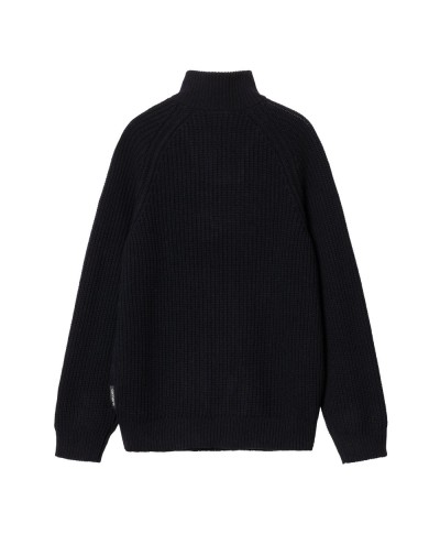 Carhartt WIP MARLON HALF ZIP SWEATER DARK NAVY