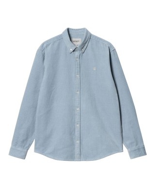 Carhartt WIP L/S MADISON CORD SHIRT DUSTY ICE / WAX