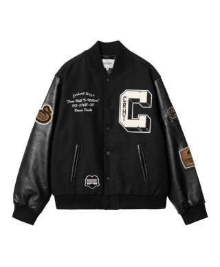 Carhartt WIP BROWN DUCKS BOMBER BLACK / BLACK