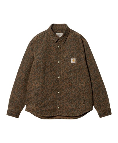 Carhartt WIP CONRO SHIRT JAC CAMO LEO TAMARIND / TAMARIND