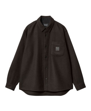 Carhartt WIP L/S TRUMAN SHIRT CHOCOLATE / BLACK