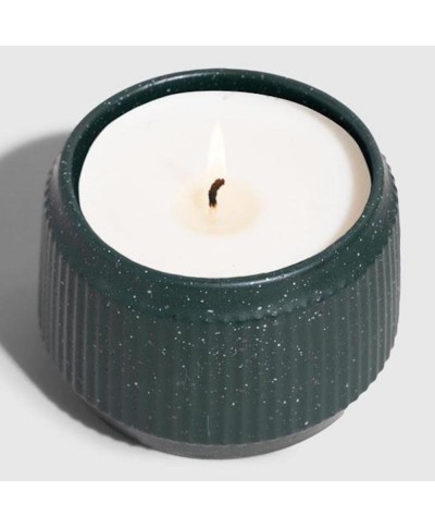 UNITED BY BLUE LARGE CERAMIC CANDLE DARK GREEN 18 Oz