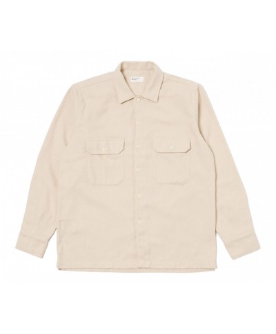 UNIVERSAL WORKS L/S UTILITY SHIRT ALASKA COTTON ECRU