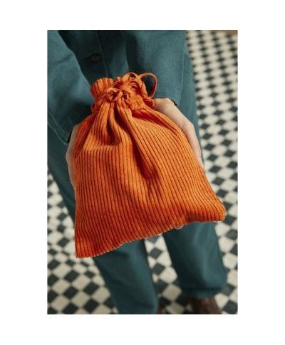 GRAINE POCHETTE SERRE ORANGE