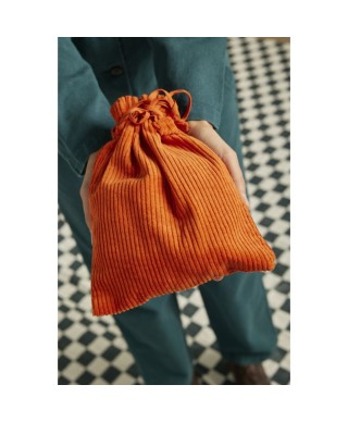 GRAINE POCHETTE SERRE ORANGE