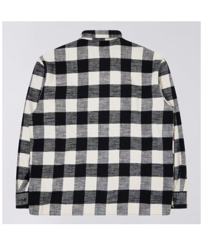 EDWIN SEBASTIAN SHIRT L/S BLACK / WHITE