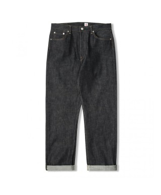 EDWIN LOOSE STRAIGHT KAIHARA DARK PURE INDIGO RAINBOW SELVAGE BLUE UNWASHED