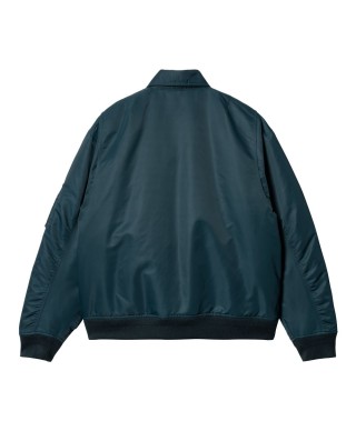 Carhartt WIP OLTEN BOMBER DUCK BLUE / TURMERIC