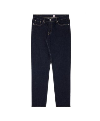 EDWIN REGULAR TAPERED KAIHARA PURE INDIGO STRETCH DENIM BLUE RINSED