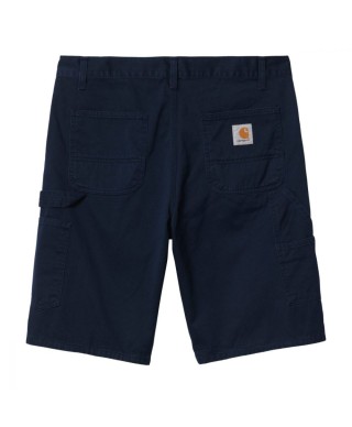 Carhartt WIP RUCK SINGLE KNEE SHORT ATOM BLUE STONE WASHED