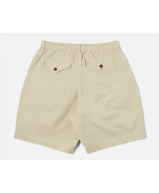 UNIVERSAL WORKS PLEATED TRACK SHORT STONE