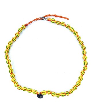 BE BY CAT BRACELET DE CHEVILLE PERLE AFRICAINE JAUNE