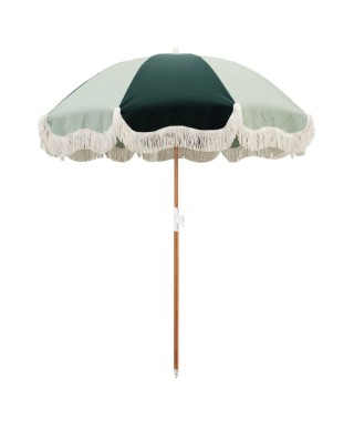 BUSINESS & PLEASURE CO HOLIDAY BEACH UMBRELLA 70S PANEL GREEN